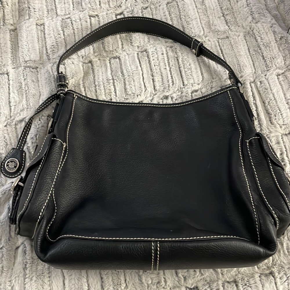 Dooney Bourke black leather bag
